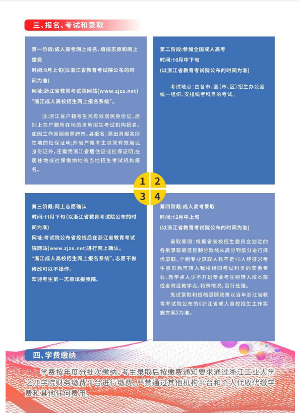 浙江工业大学之江学院高等学历继续教育专升本2023年招生简章 浙江工业大学之江学院高等学历继续教育专升本2023年招生简章