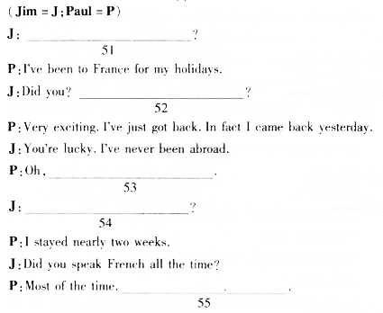 2016年成人高考高起点英语考前密押试题(2)(图6) 2016年成人高考高起点英语考前密押试题(2)(图6)