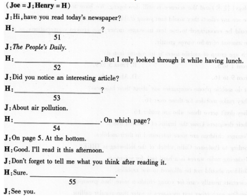 2016年成人高考高起点英语考前密押试题(5)(图6) 2016年成人高考高起点英语考前密押试题及答案(5)