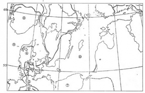 2016年成人高考历史地理综合实战训练试题及答案(图4) 2016年成人高考历史地理综合实战训练试题及答案(2)