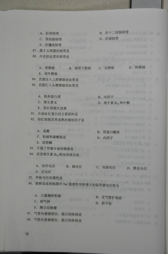 2012成人高考试题及答案—医学综合试题(专升本(图12) 2012成人高考试题及答案—医学综合试题(专升本(图12)